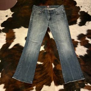 7 for all mankind bootcut jeans 30x29